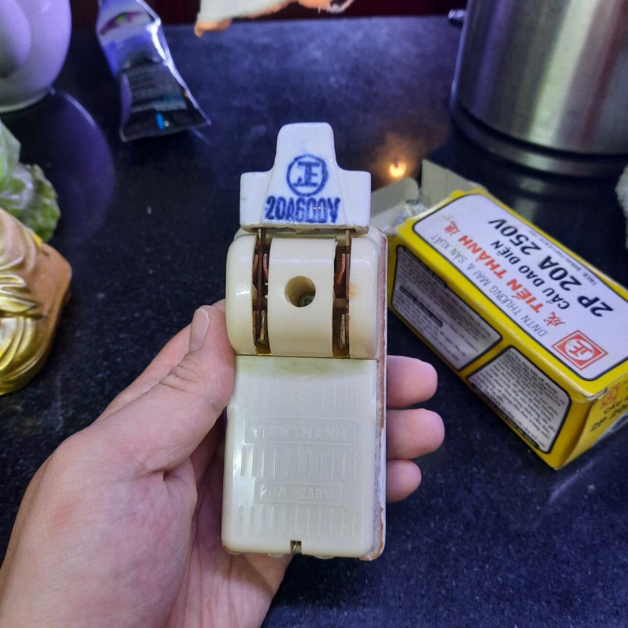 Cầu dao điện 2p 20A Tiến Thành