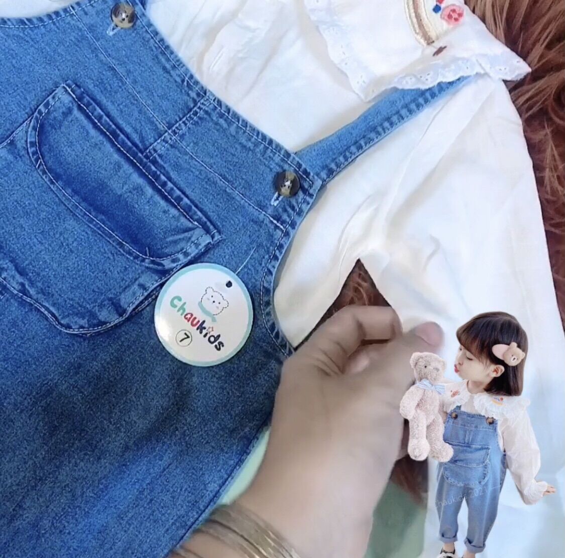 Set jean 2 chi tiết ( size 8 kg, 10kg , 11kg )siêu cưng