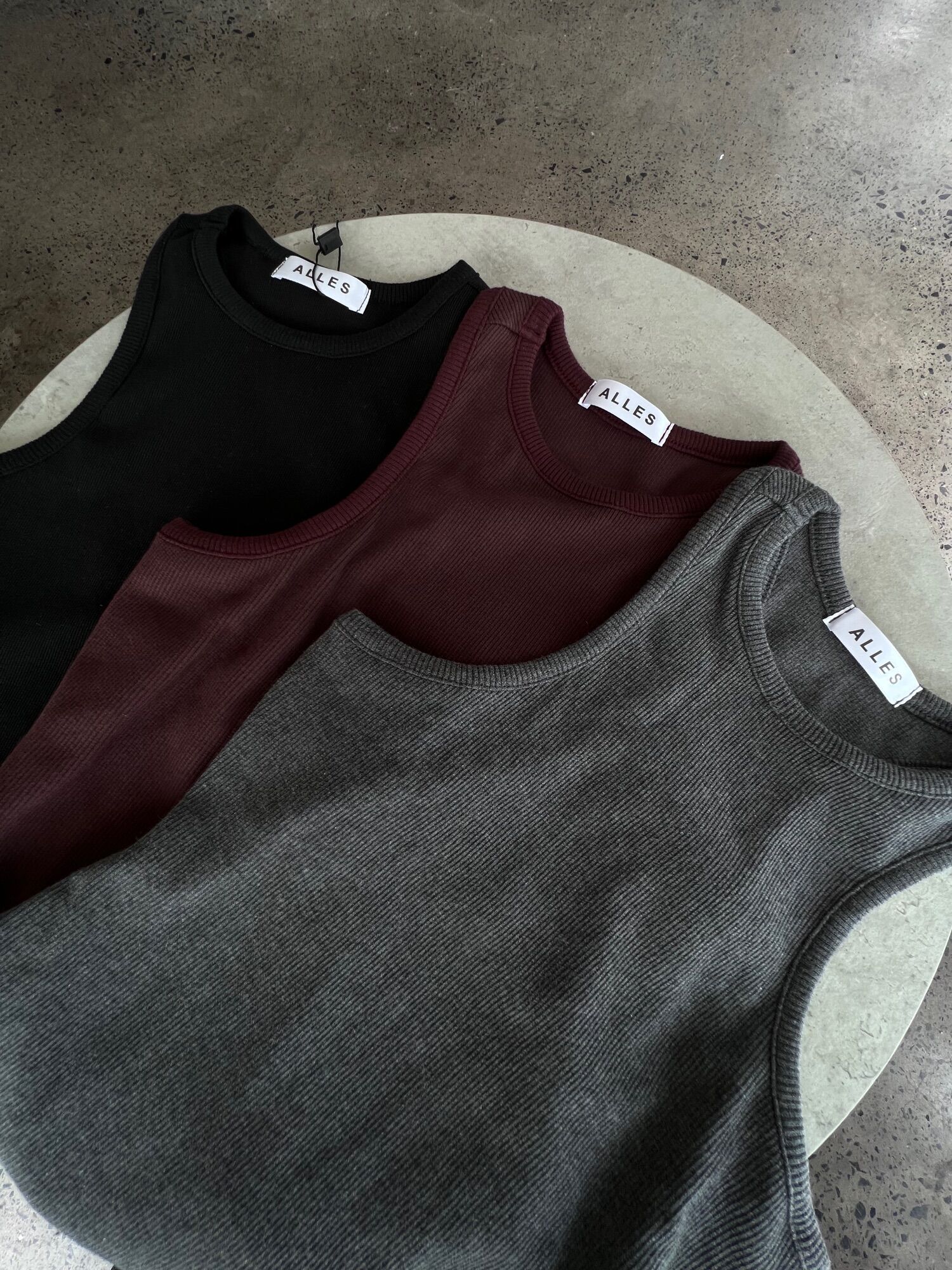 Áo liền quần thun gân Tobi bodysuit ba lỗ hở lưng