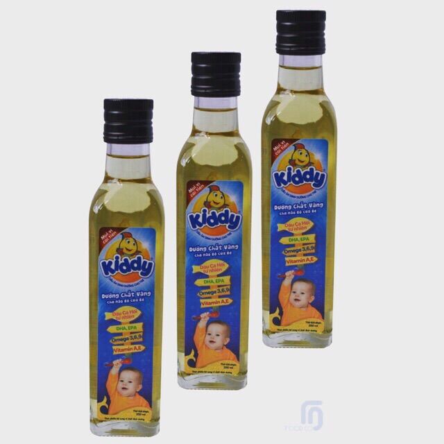 [HCM]Dầu ăn dinh dưỡng Kiddy cá hồi 250ml