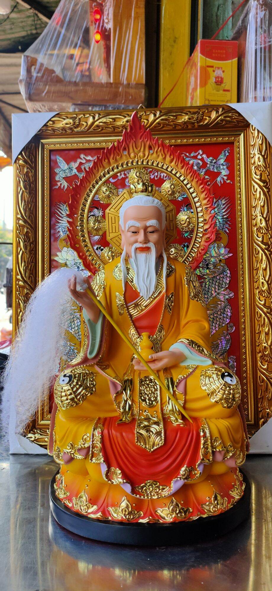 Tôn tượng Thái thượng lão Quân cao 35 cm.