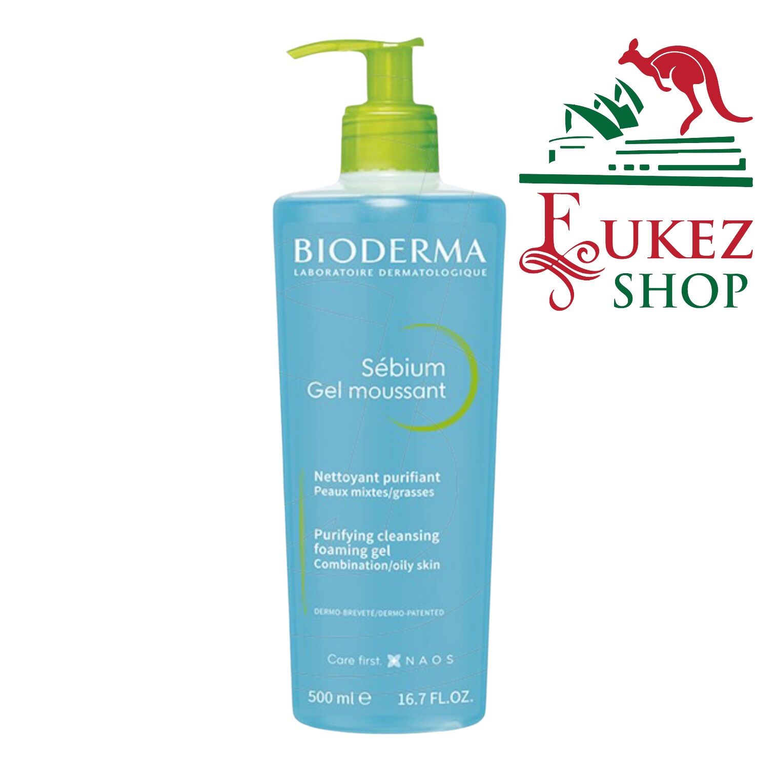 Sữa rửa mặt dành cho da dầu mụn Bioderma Sebium 200ML-Bill Pháp