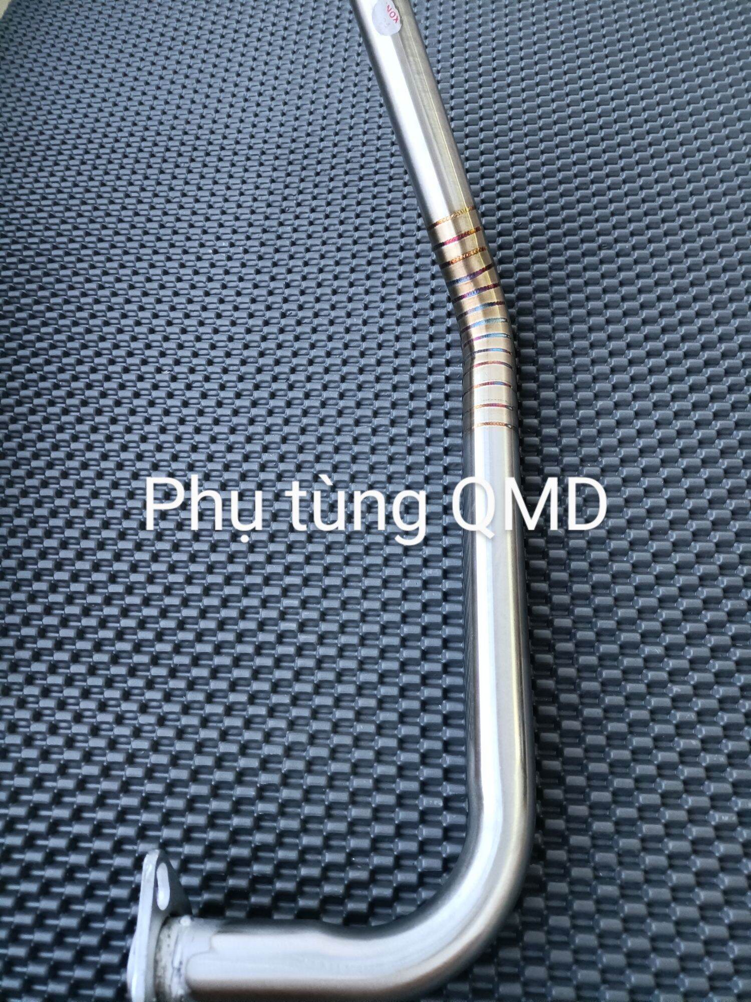 Cổ pô Ab125 2013-21 + Click inox 304 vân titan