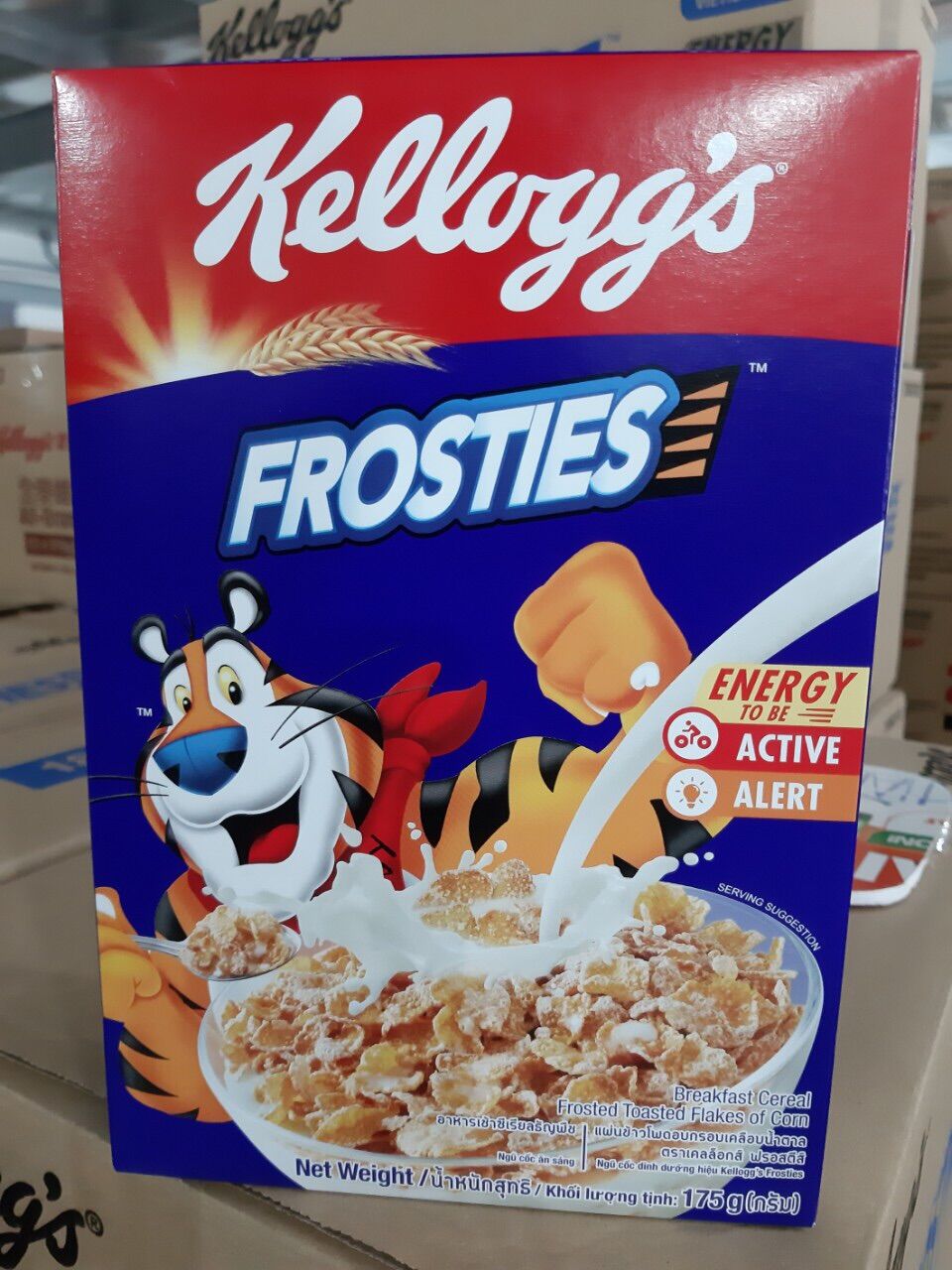 Ngũ cốc ăn sáng frosties kelloggs hộp 175g