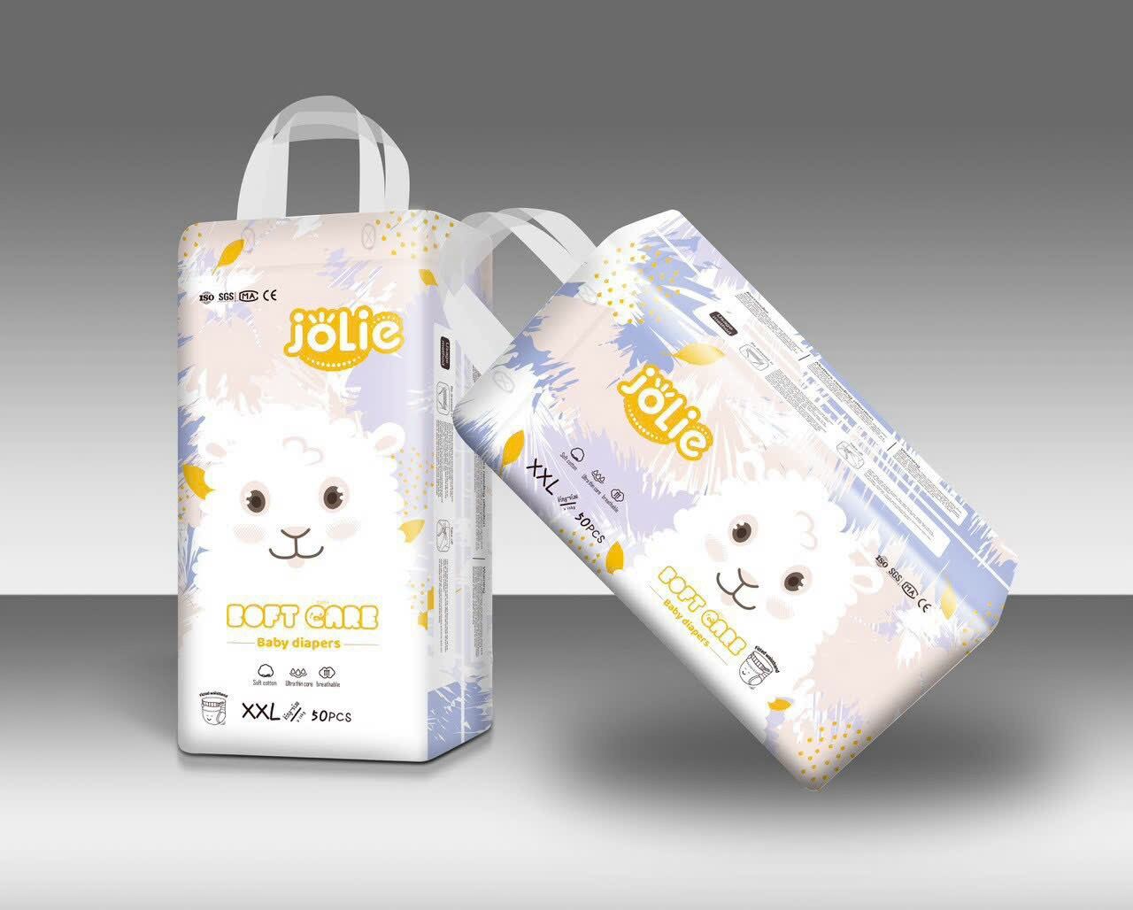 (tặng quà)100 miếng bỉm quần JOLIE mềm mỏng đủ size cho bé