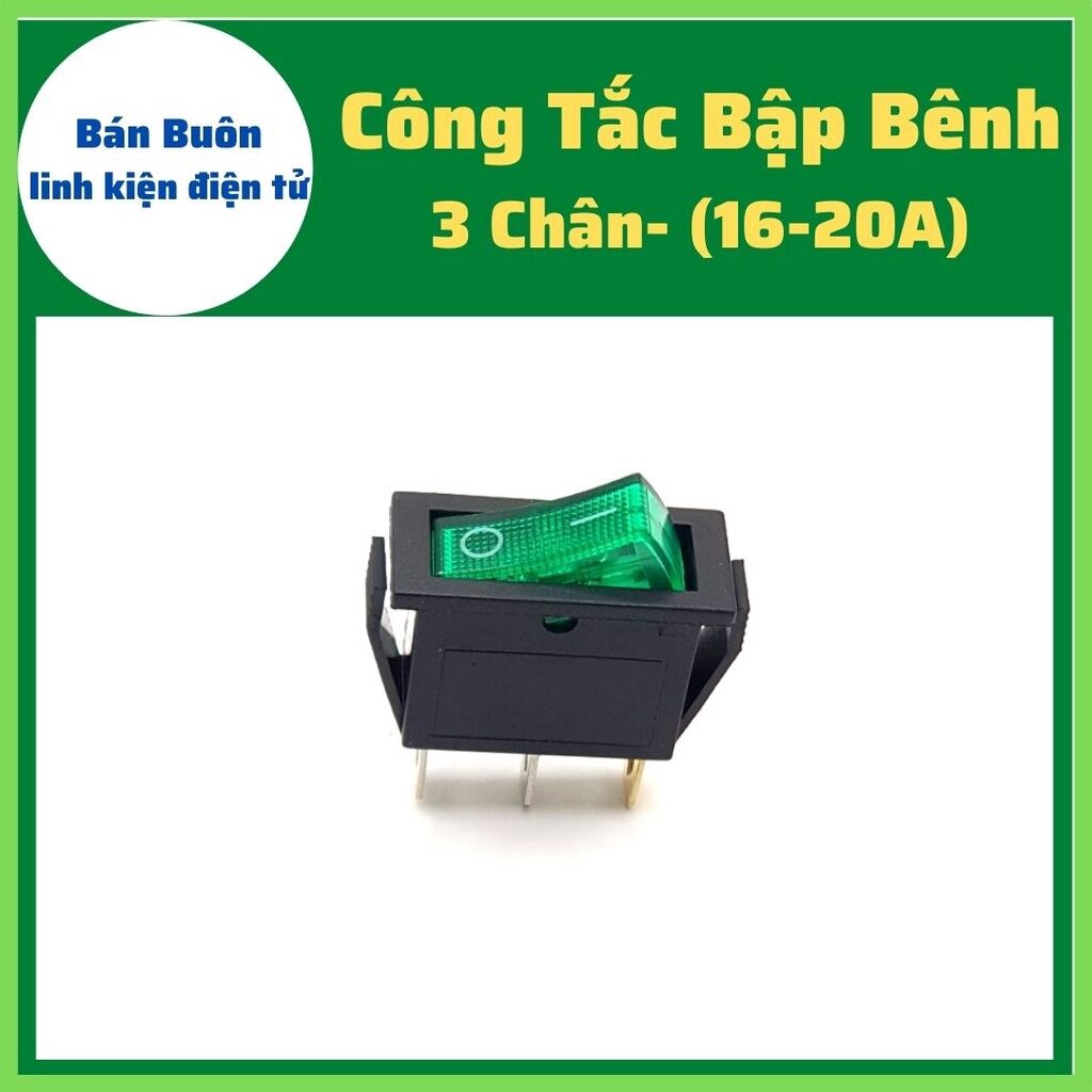 Công Tắc Bập Bênh 16A 250V KCD4 6 Chân 3 chân