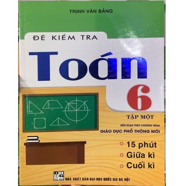 Sách - (Combo 2 tập) Đề Kiểm Tra Toán 6