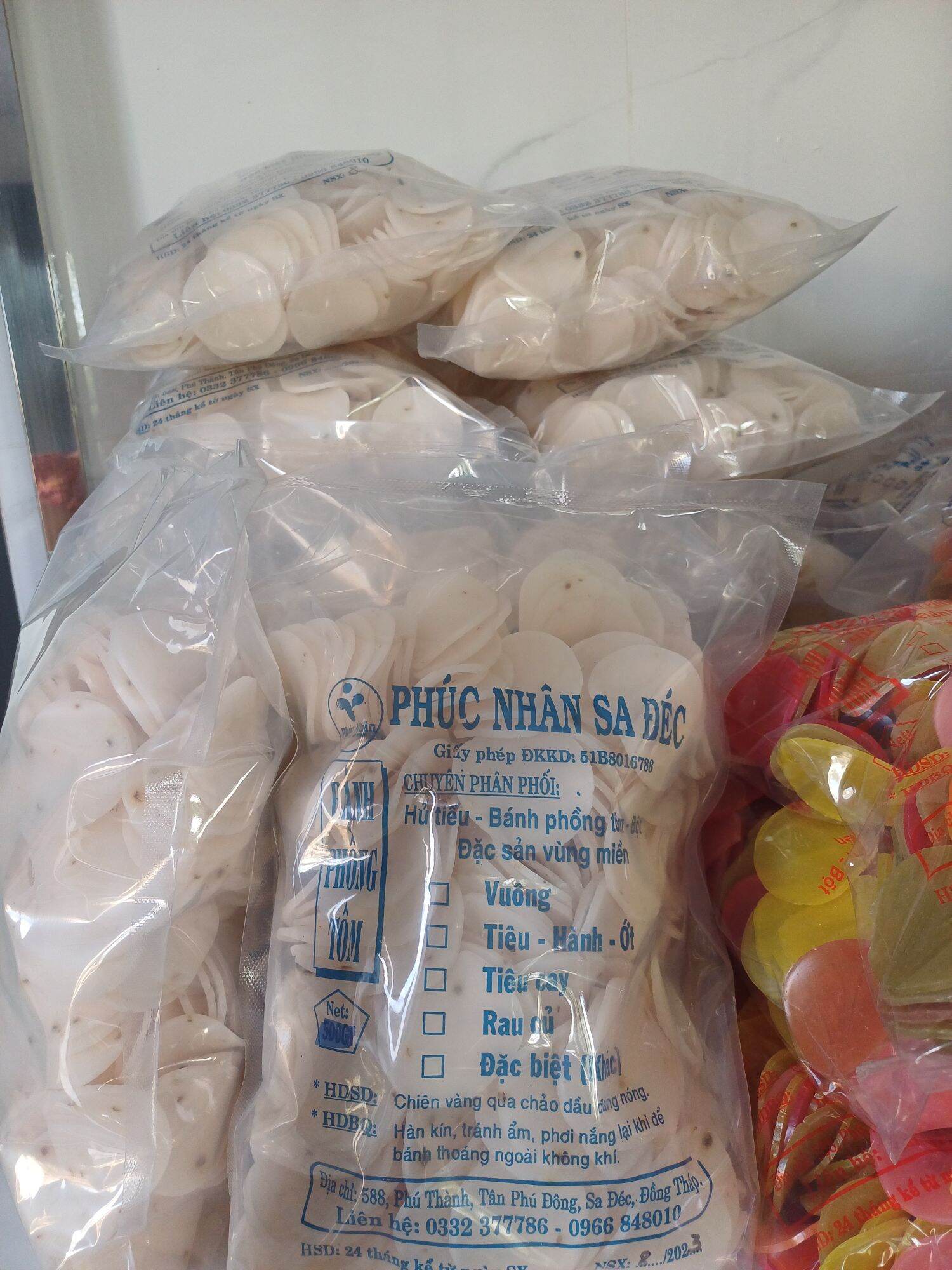 BÁNH PHỒNG TÔM TIÊU CAY -  BPT TIÊU TRẮNG