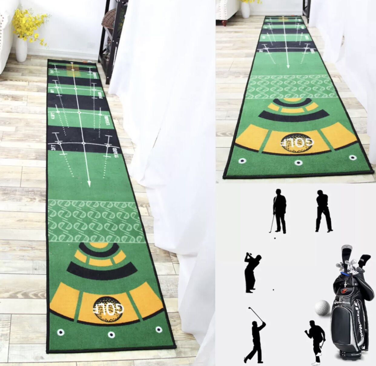 Thảm tập golf putting pgm