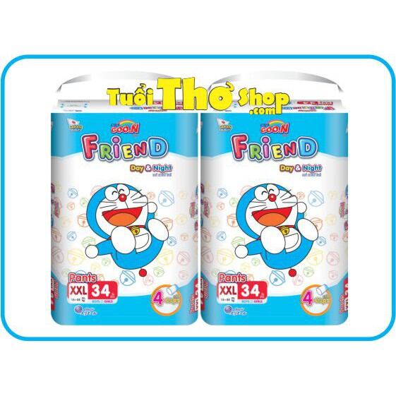 - tã quần goon friend size xxl34 +6 miếng