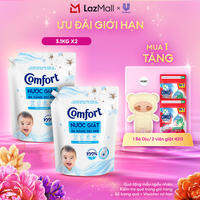 Combo 2 túi Nước Giặt Comfort Đa Năng Dịu Nhẹ 3,1KG