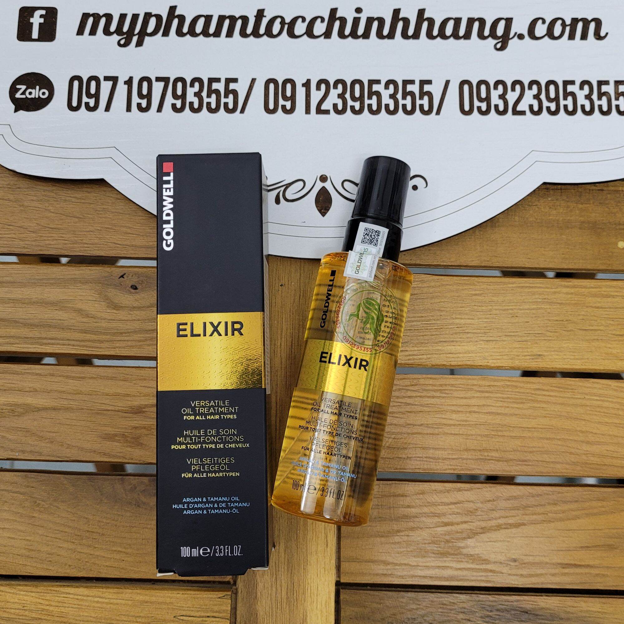 Tinh dầu dưỡng tóc goldwell elixir 100ml