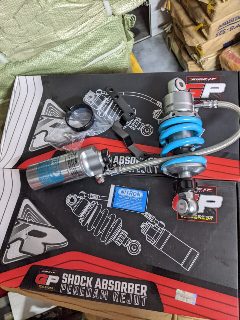 Phuộc Nitron bình dầu cho Ex135 Ex150 Ex155 Ex2010 Ex50cc
