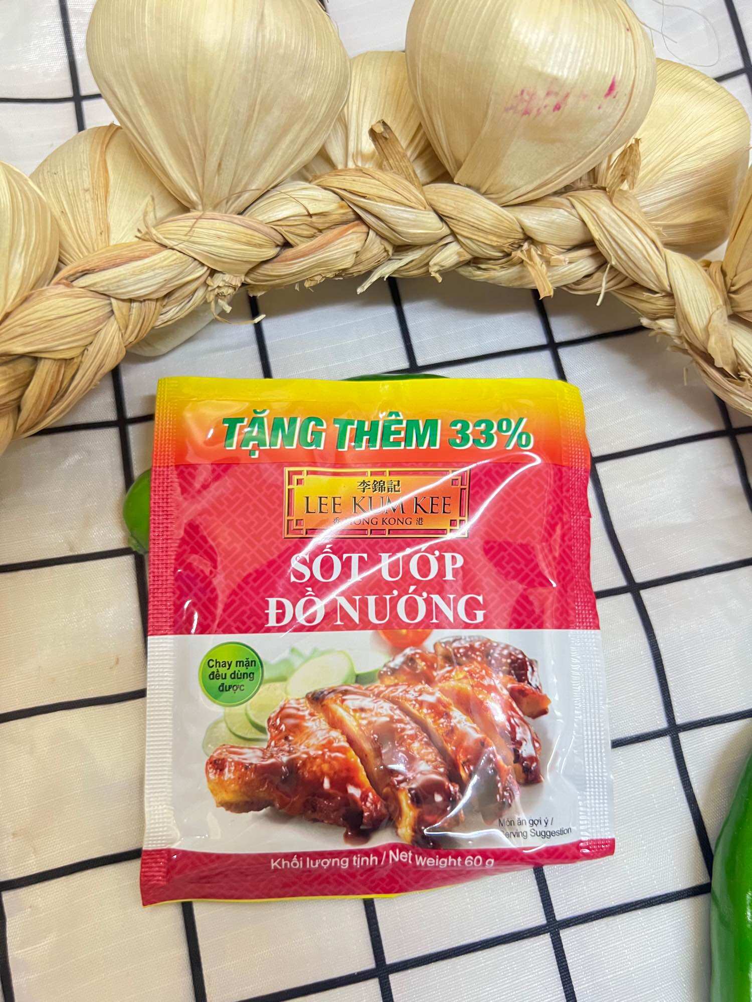 Sốt ướp đồ nướng lee kum kee gói 45gr