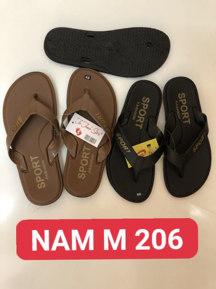 Dép quai dọc NAM Dép xỏ ngón SPORT M206 rẻ đẹp êm chân - Xem mô tả Size