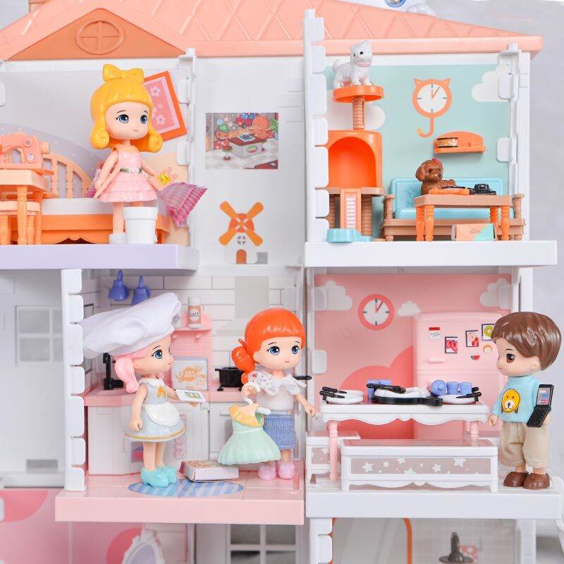 Ngôi nhà búp bê cao cấp size to cho bé