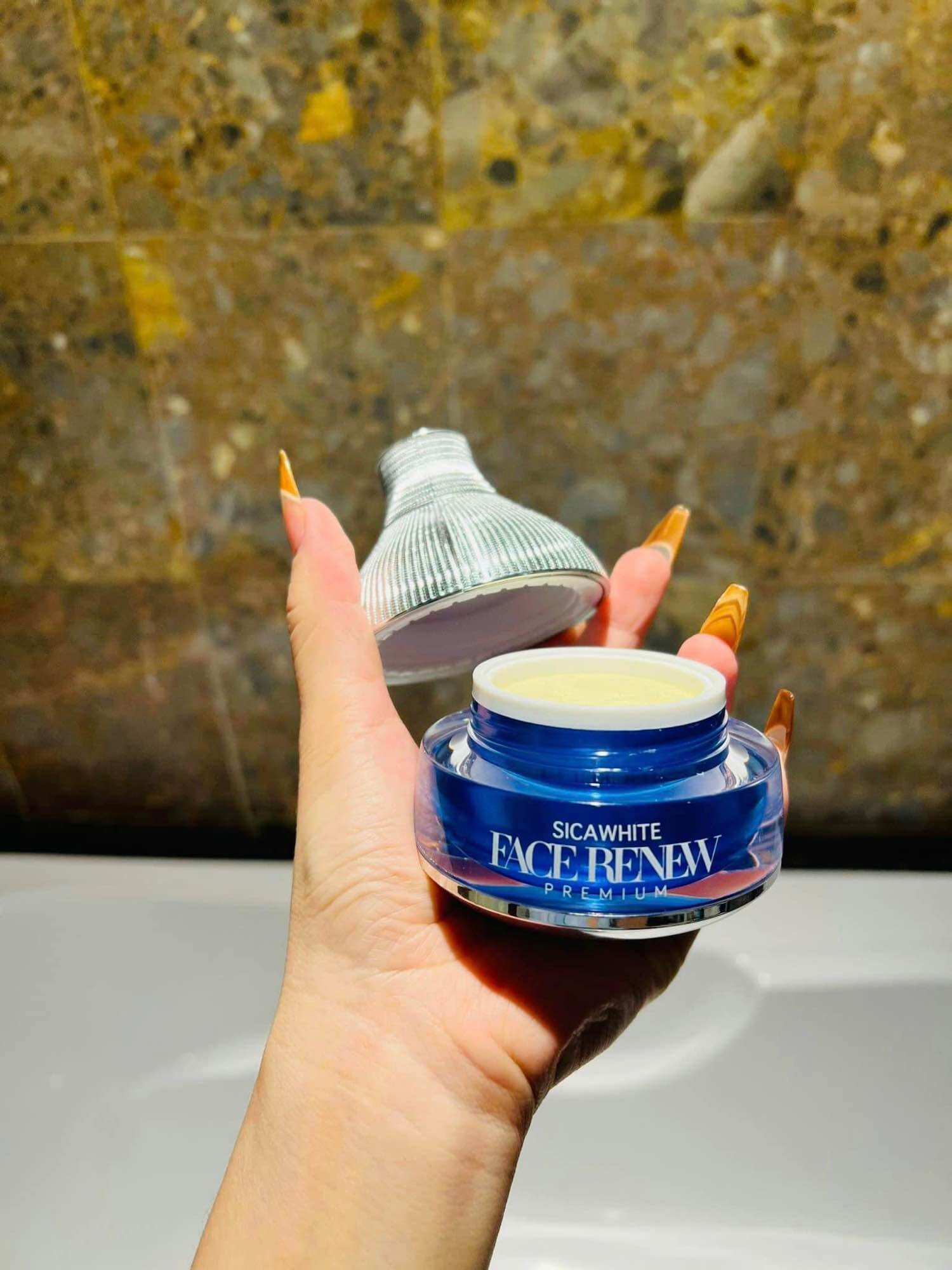 Kem face xanh - face renew sica white dưỡng trắng chống lão hoá