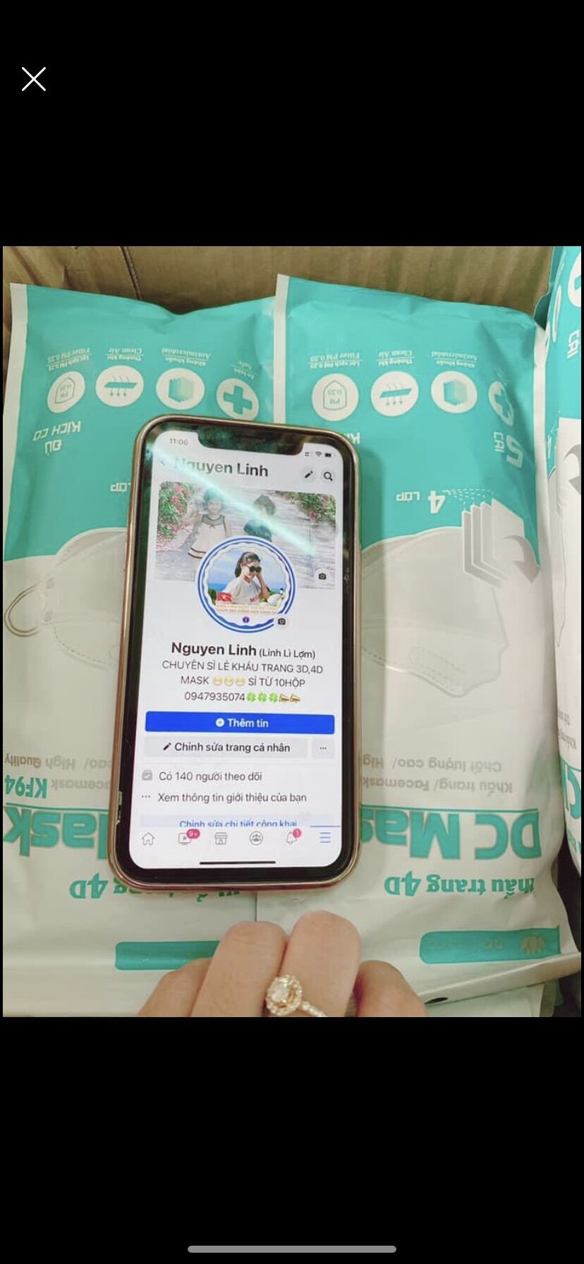 KHẨU TRANG 4D KF94