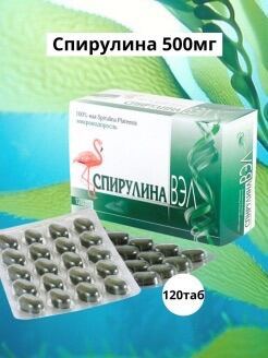 Tảo xoắn Spirulina của Nga 120 viên