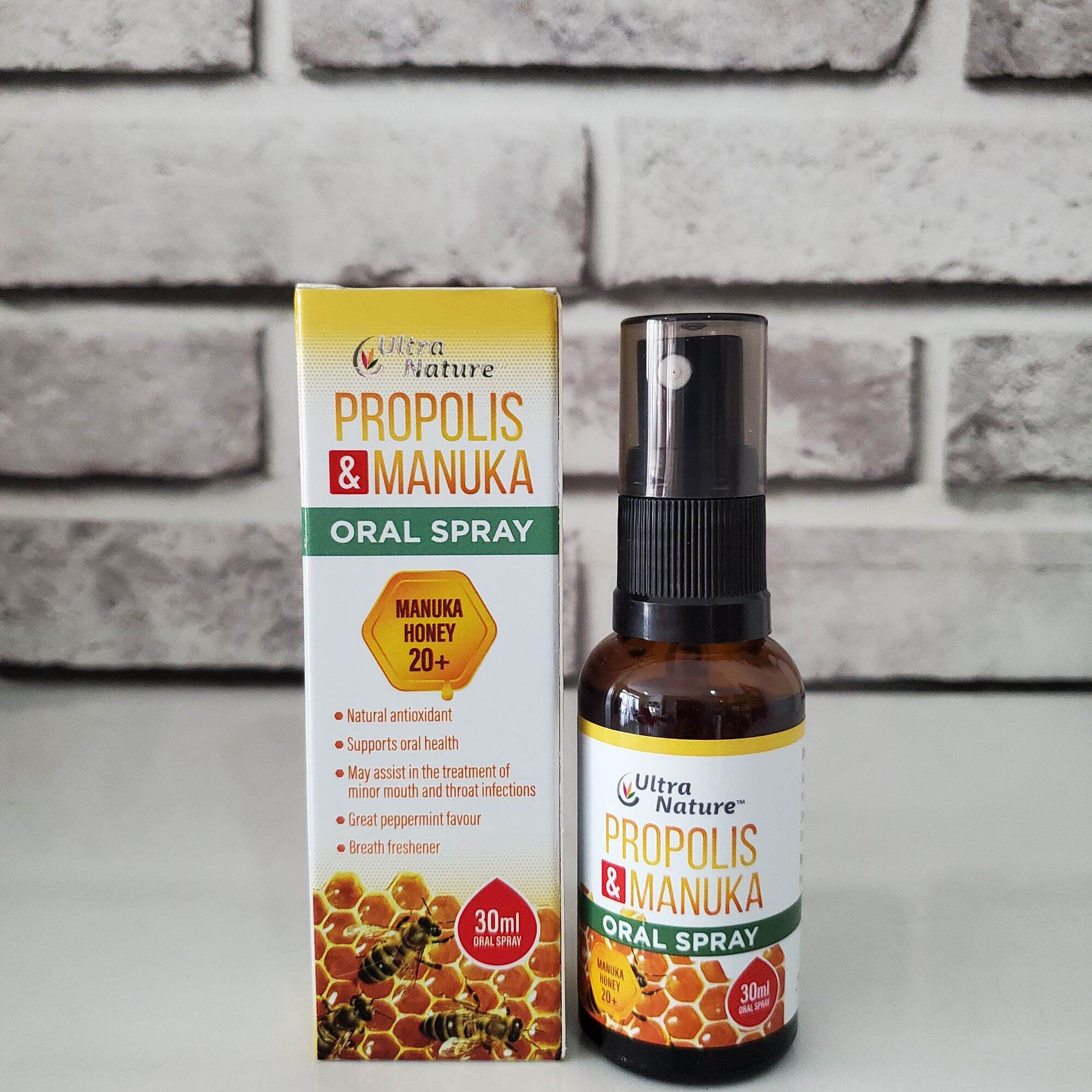 Keo ong xịt họng từ mật ong Manuka honey 20+ của Úc - 30ml
