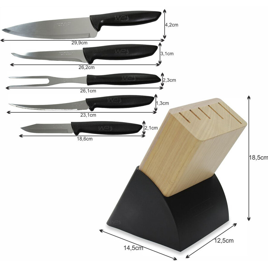 Bộ dụng cụ bếp Tramontina Plenus 6 món