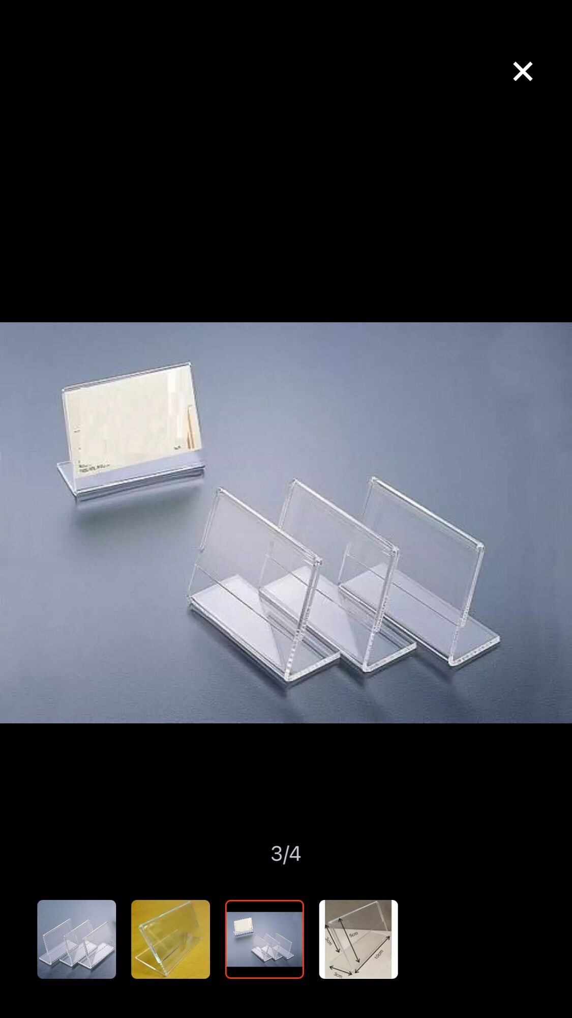 Bảng giá mica nhỏ 10*6cm