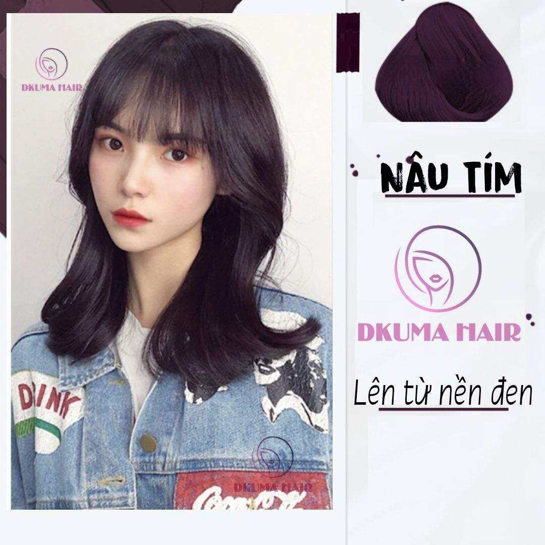 Màu Nhuộm NÂU TÍM Dkumahair