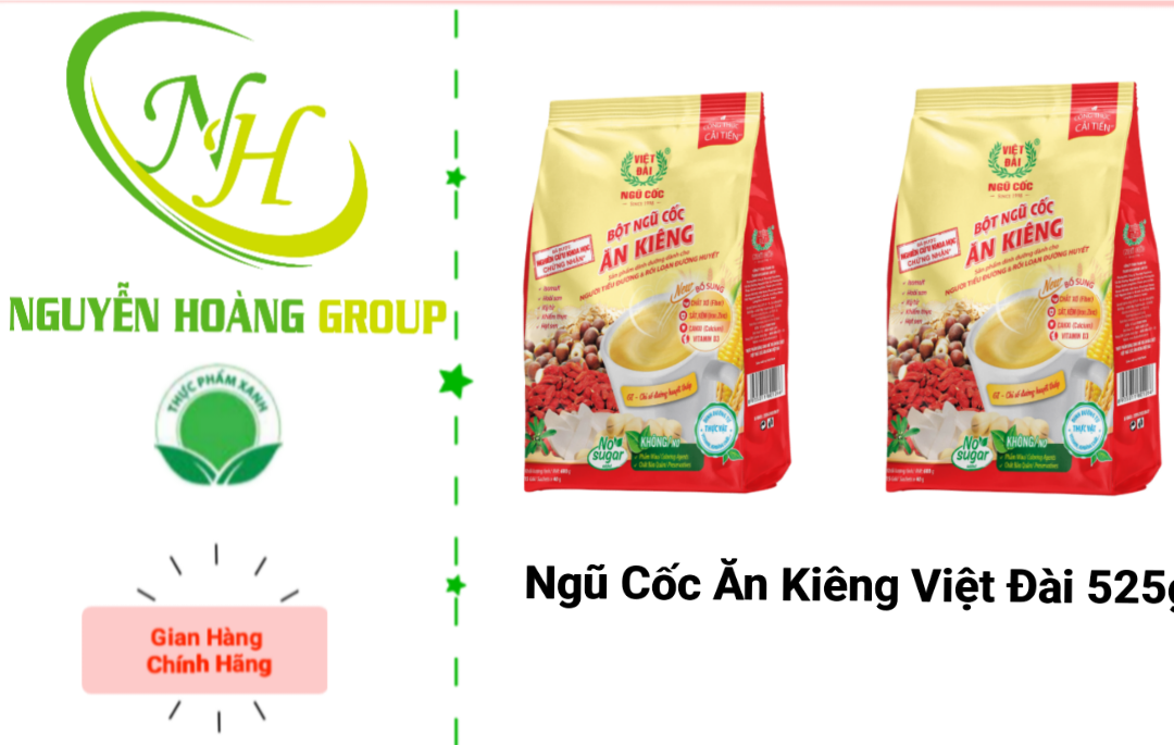 VIỆT ĐÀI - Ngũ Cốc Ăn Kiêng 525g