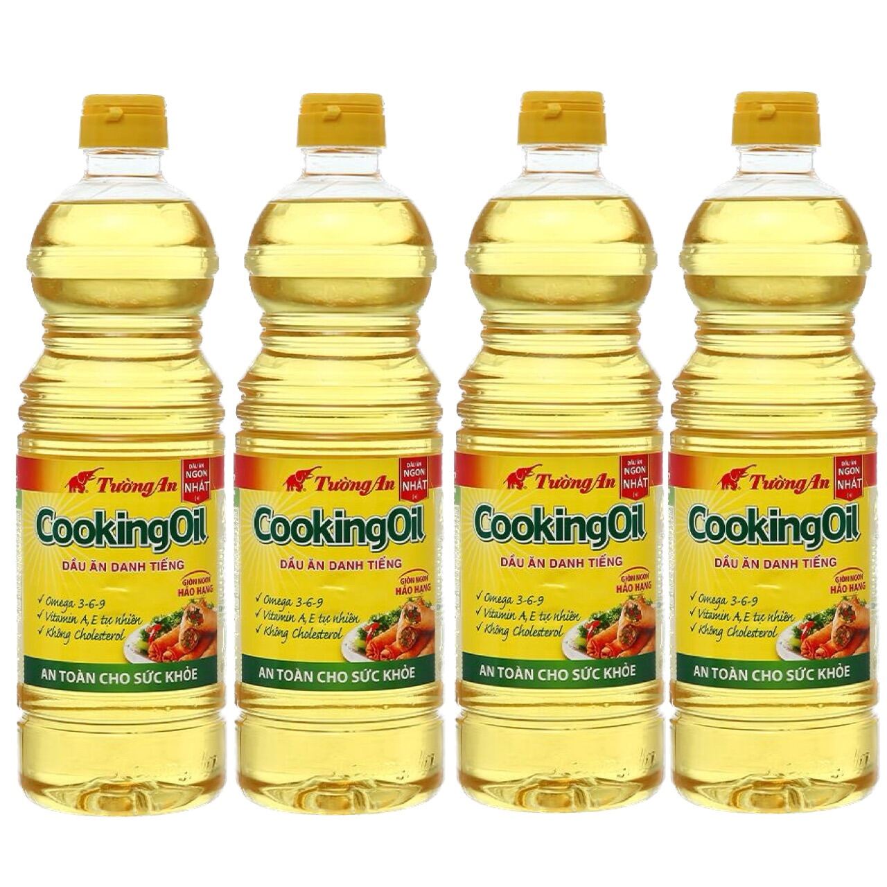 [TỔNG HỢP - SALE] Combo 4 chai (mỗi chai 400ml) dầu ăn thực vật Tường An (Date mới 24 tháng) hoặc 2 chai dầu Happi 400ml - Có lựa chọn số lượng lẻ khi thanh toán.