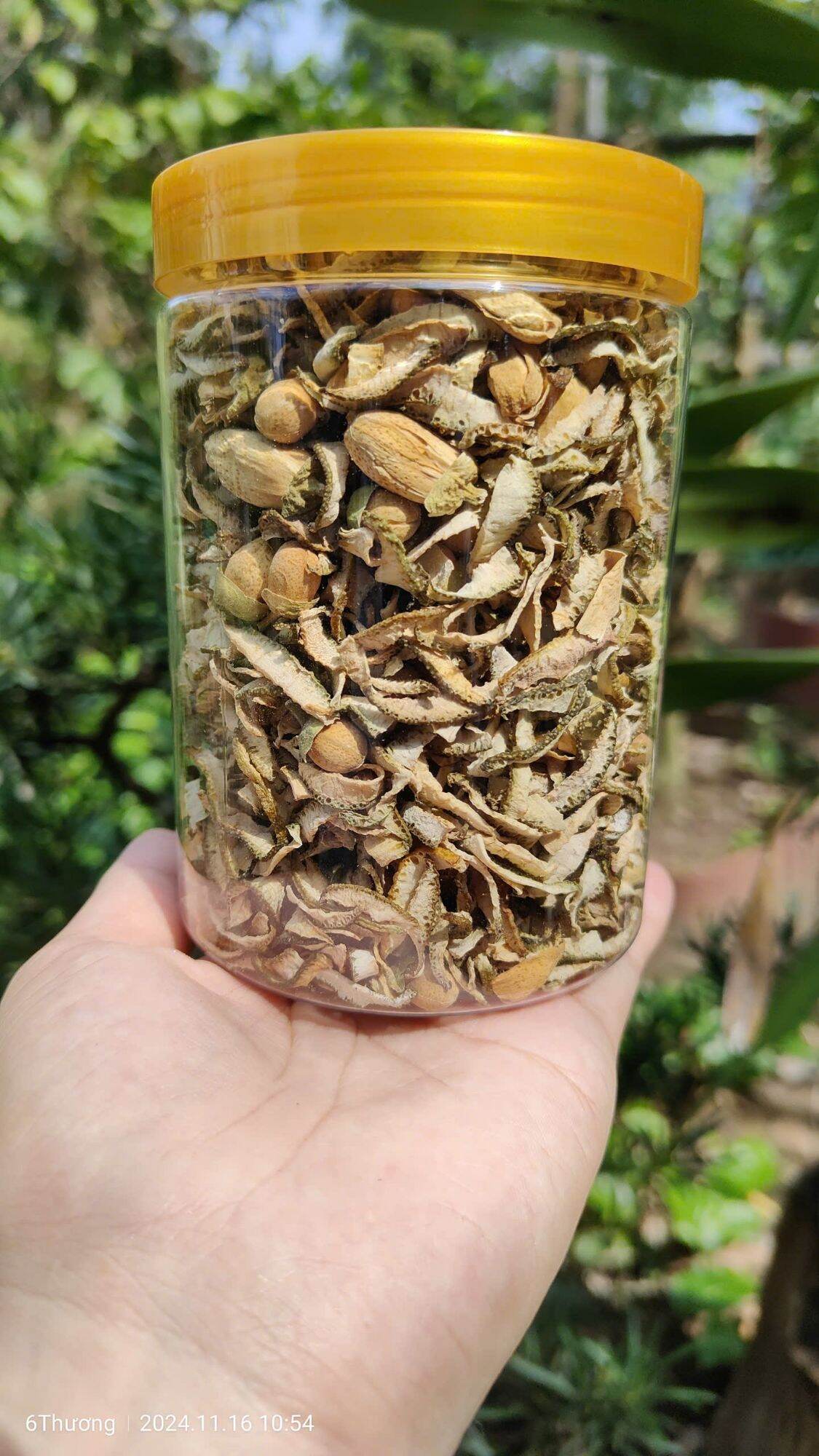 Trà Vỏ Bưởi Hương Hoa Bưởi -6 Thương 125g /Vỏ Bưởi Khô Hỗ Trợ Giảm Mỡ Máu, Giảm Cân
