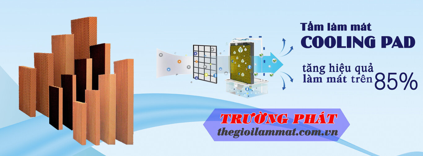 Tấm làm mát quạt hơi nước KT 86×43×7