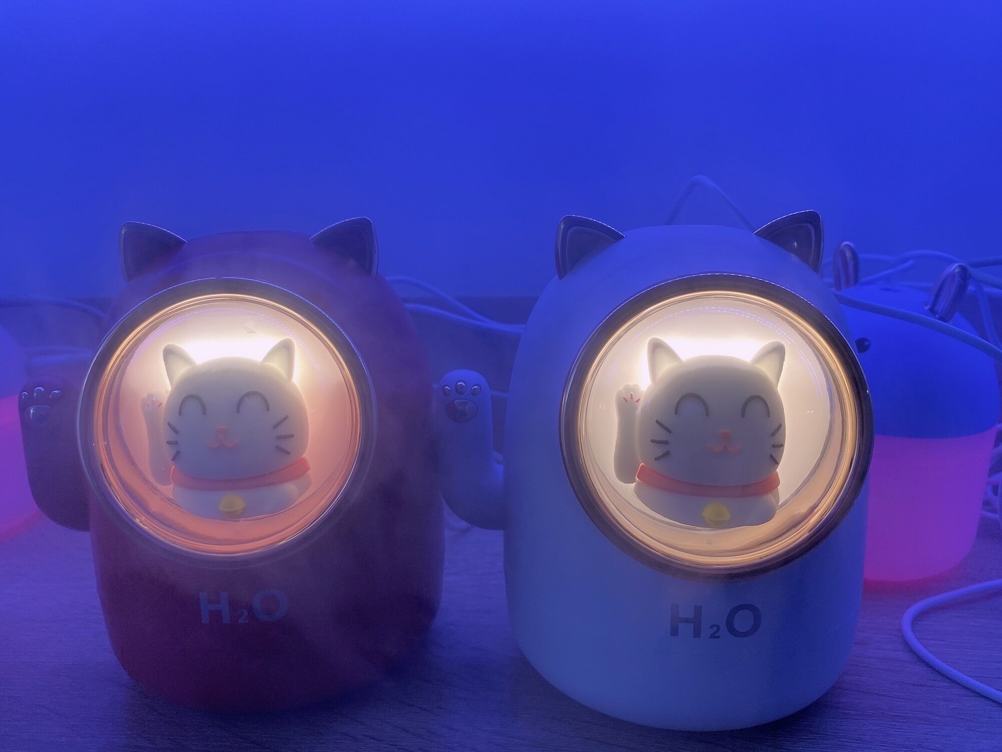 Máy Phun Sương Mini HUMIDIFIER MÈO THẦN TÀI A16