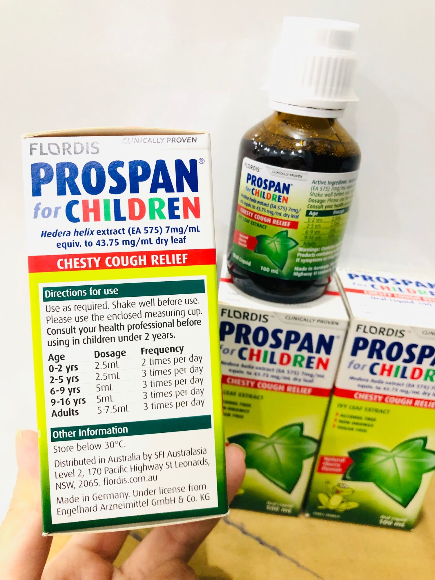 Siro ho Pro Span For Children 100ml của Đức (Date 11/2024)