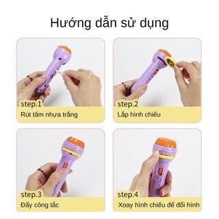 Đèn Pin Chiếu 80 hình cho bé