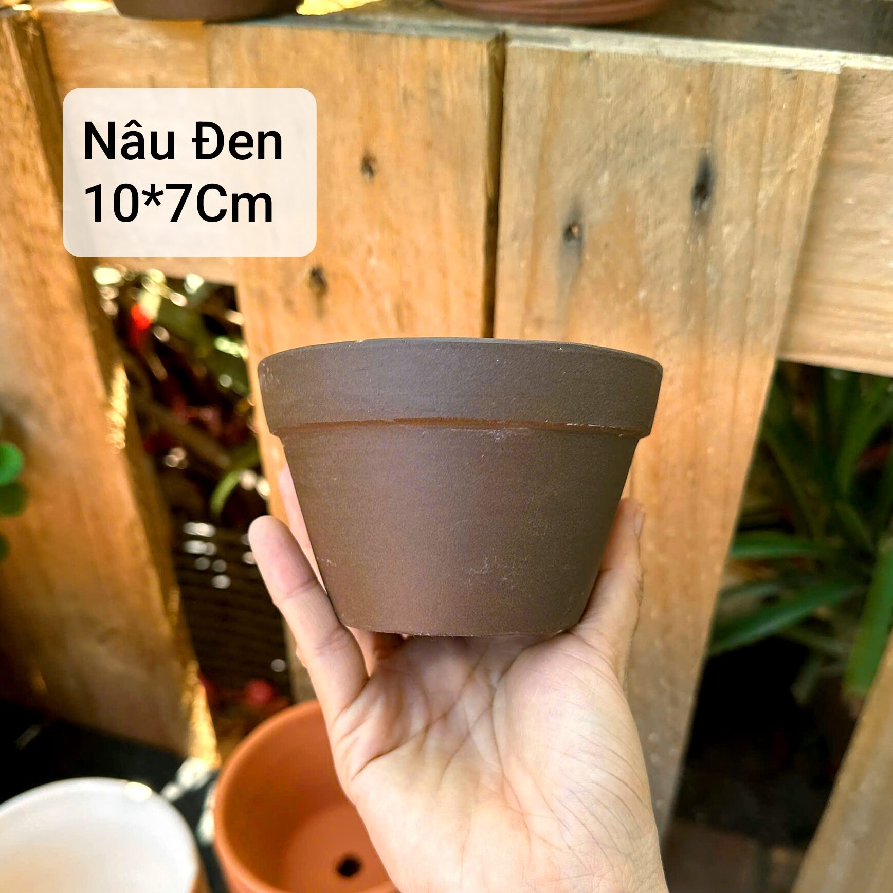[Bao Bể Vỡ] Combo 5 Chậu Đất Nung Trồng Sen Đá Size 10 x7 cm