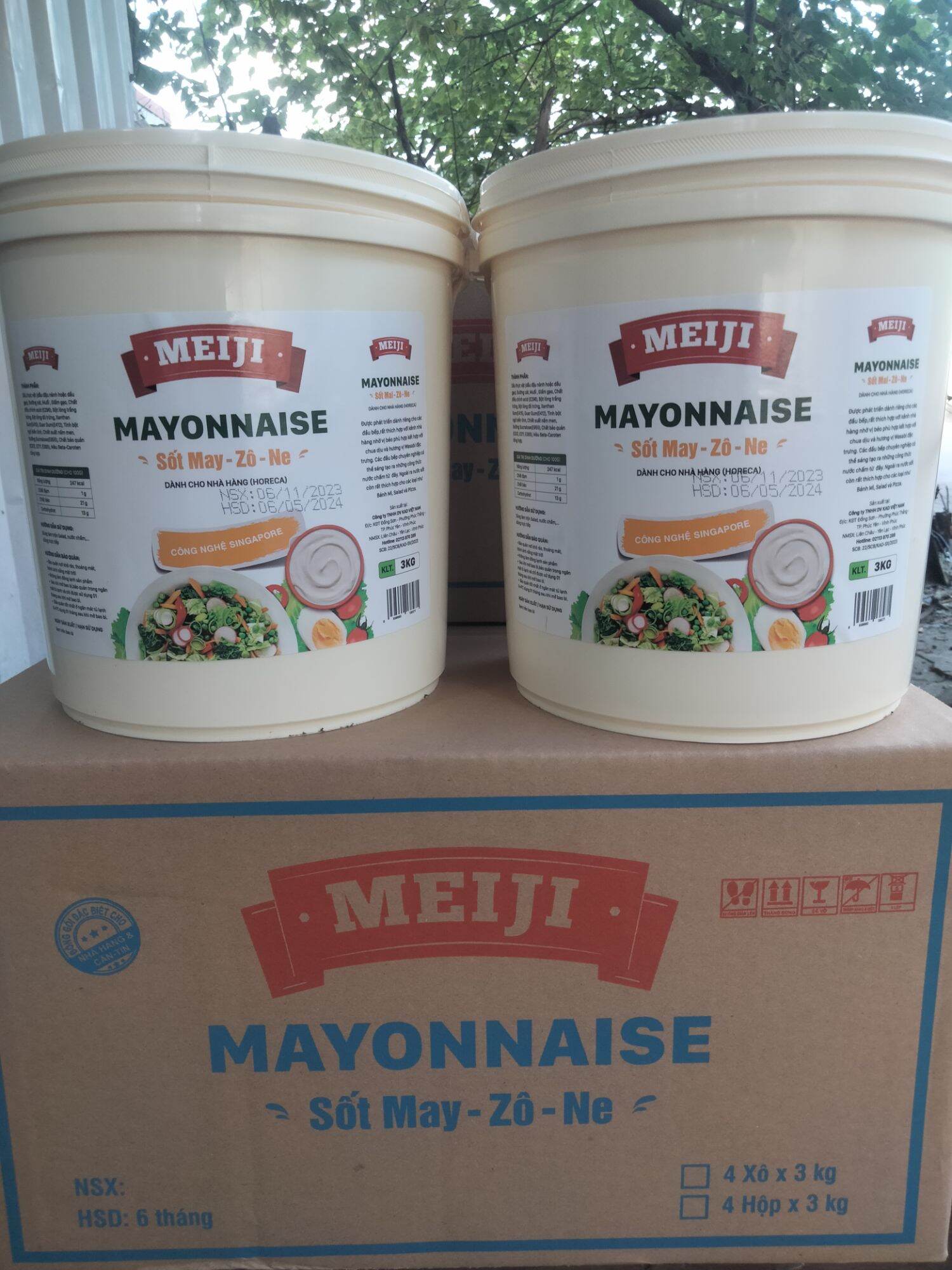 Xốt mayonnaise MEIJI xô 3kg