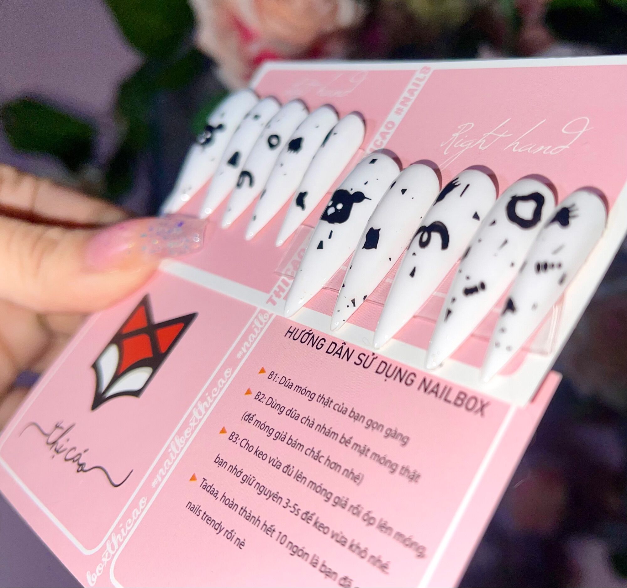 [Nails Box] Móng tay úp giả thiết kế