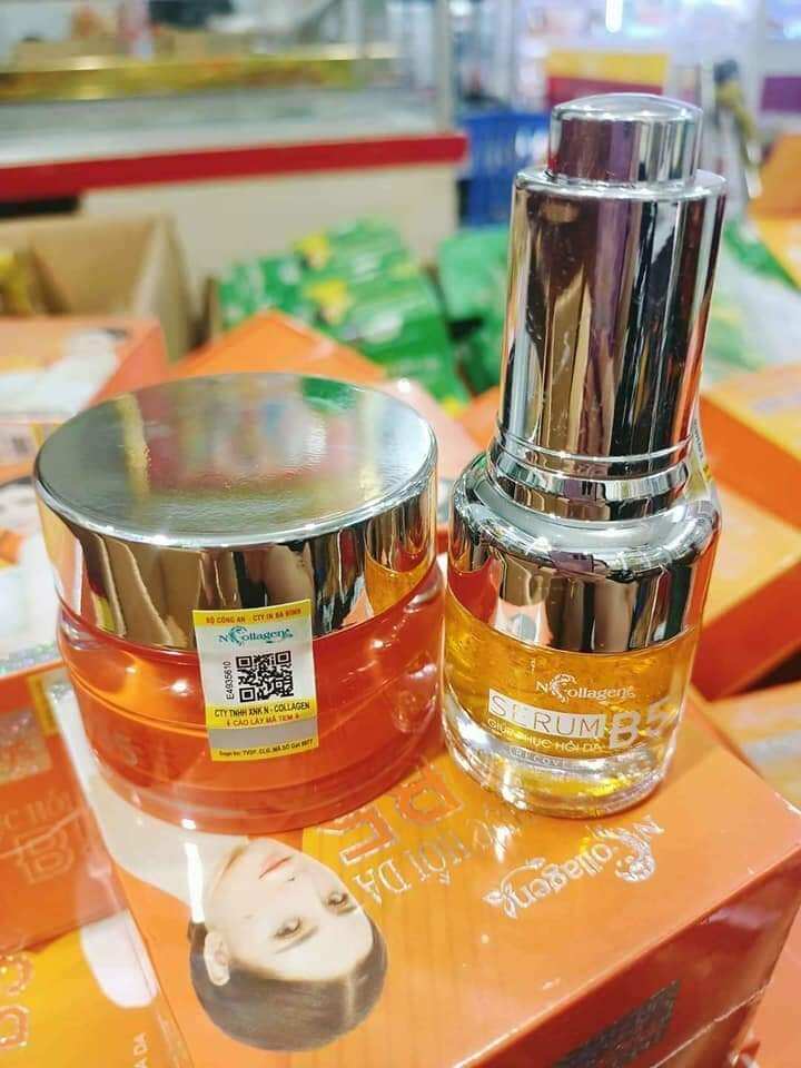 combo kem và serum phục hồi B5