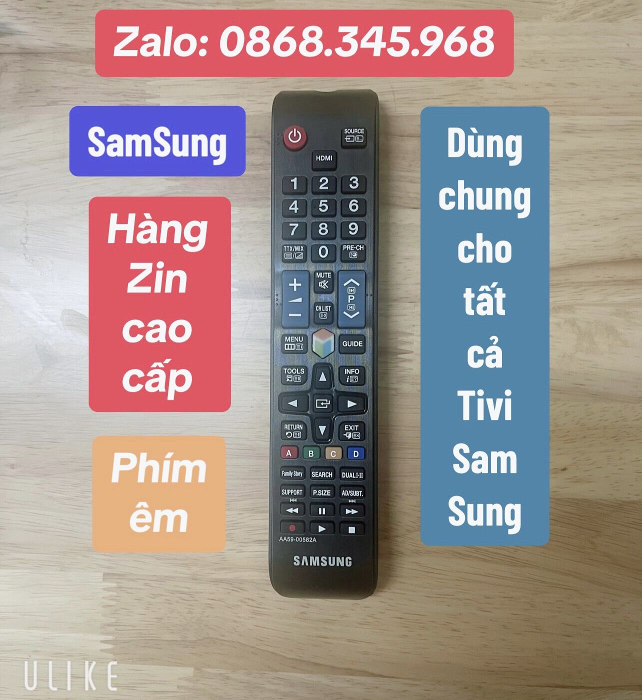Remote điều khiển Tivi SamSung hàng Zin cao cấp