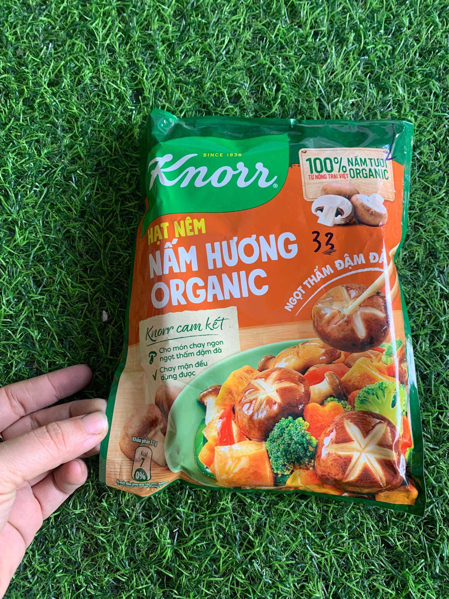 Hạt nêm chay nấm hương Organic Knorr 380g
