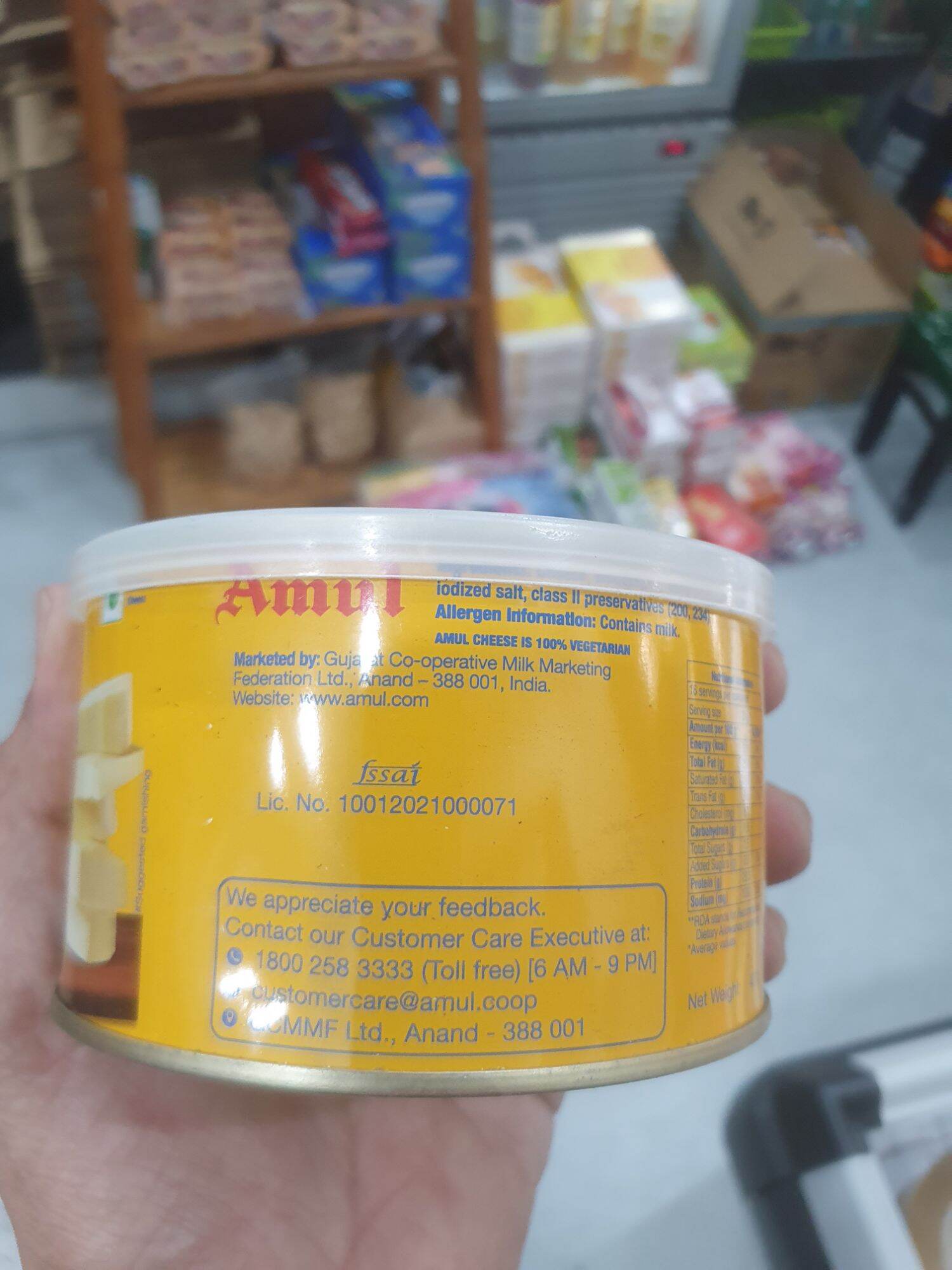 Amul cheese 400g  100% vegetarian - ảnh sản phẩm 2