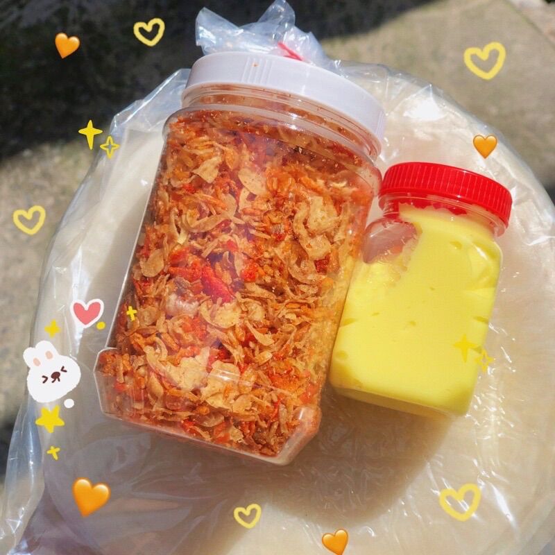 COMBO 830gr BÁNH TRÁNG PHƠI SƯƠNG + bơ và ruốc hành phi