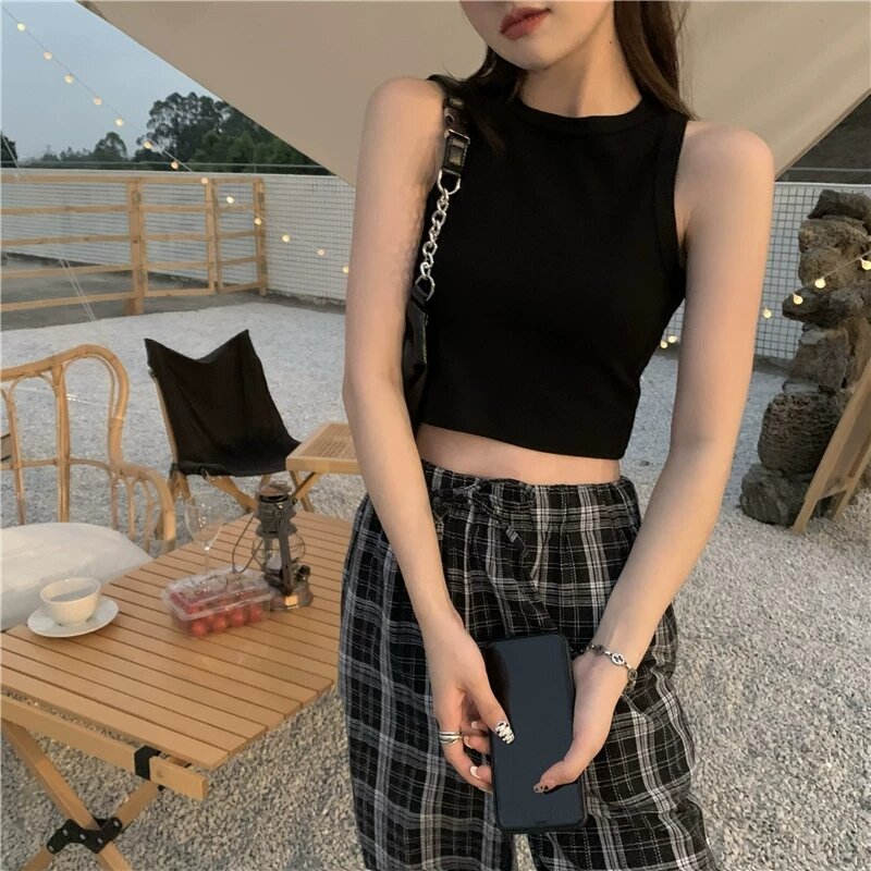 Áo ba lỗ nữ croptop ôm chất thun gân , áo croptop 3 lỗ ôm body. Free size dưới 55kg