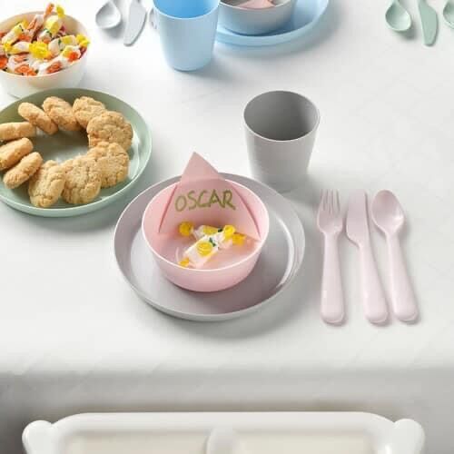 Bộ dao dĩa nhựa trẻ em IKEA