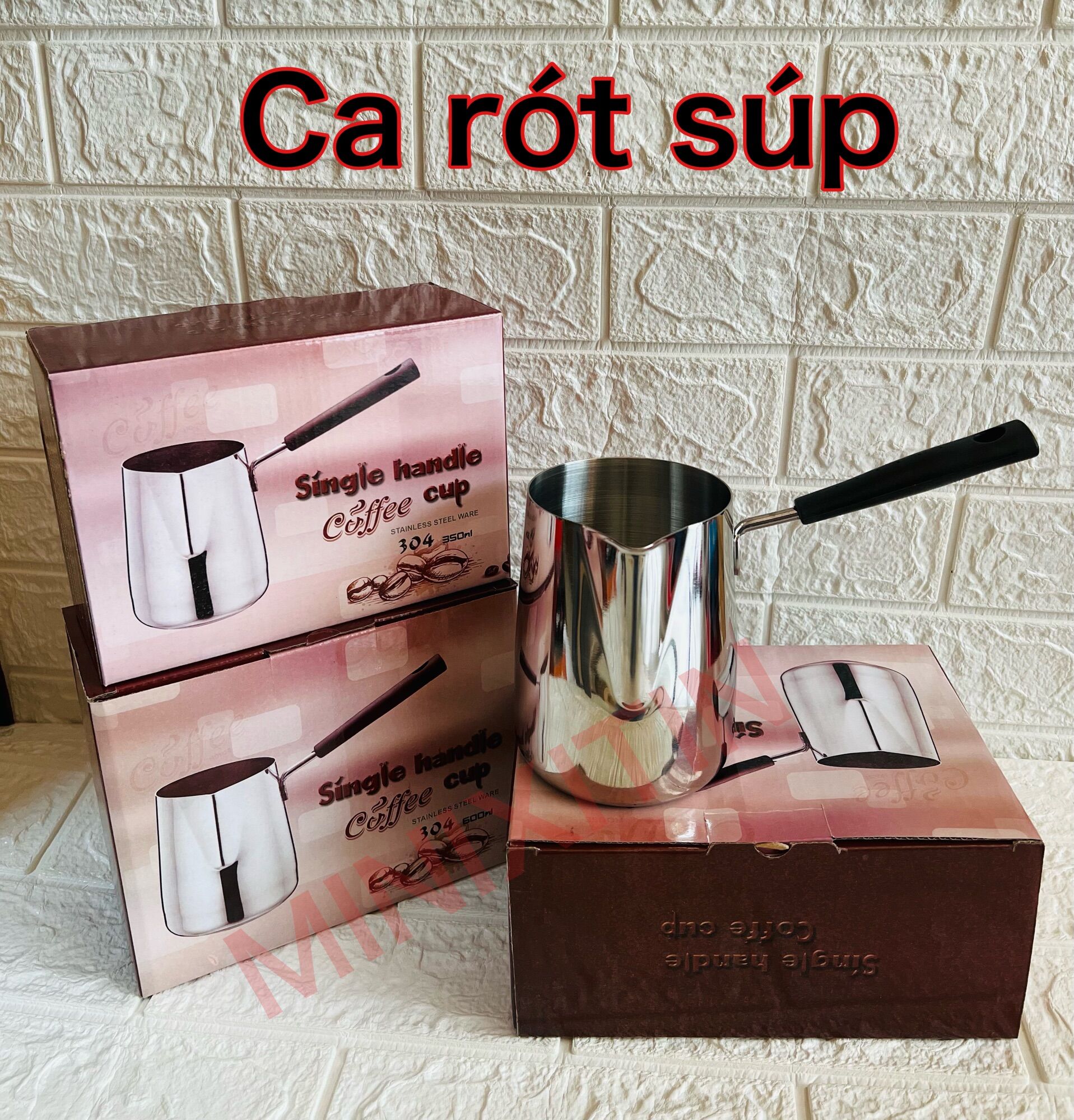 Ca rót inox 304 có tay cầm , rót súp, rót nước