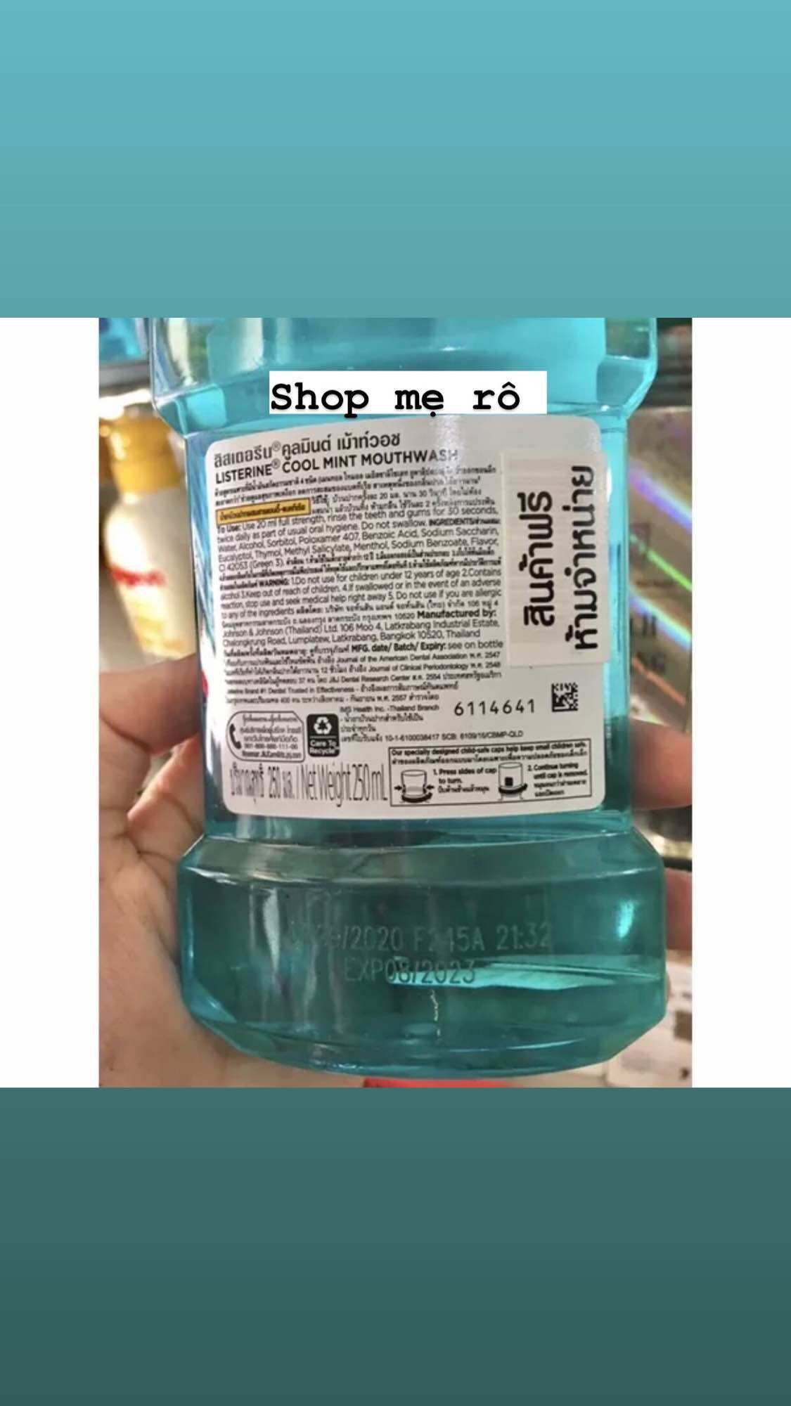nước xúc miệng Listering 250ml
