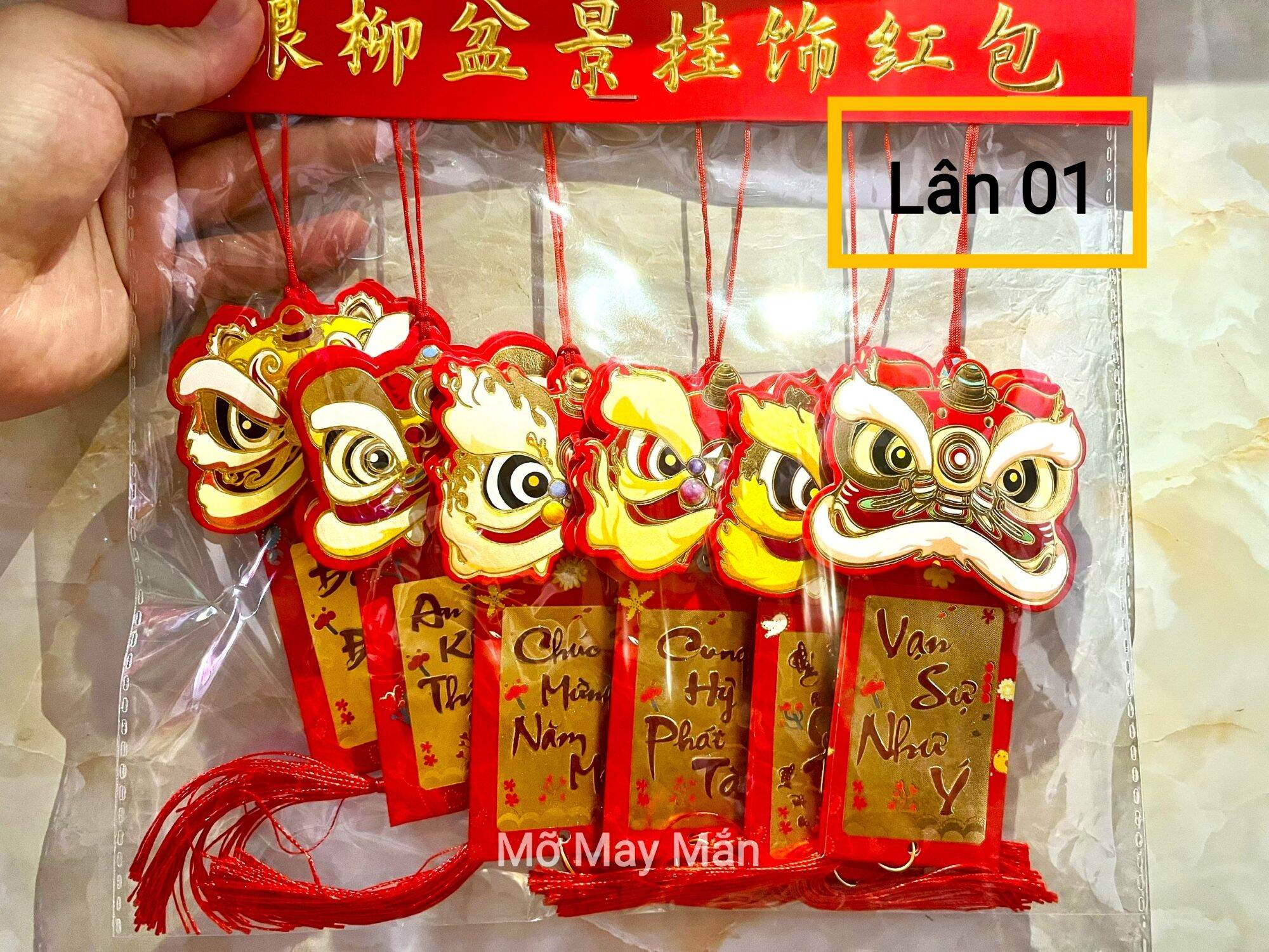 Set 6 Dây Đồ Treo Tết Trang Trí May Mắn