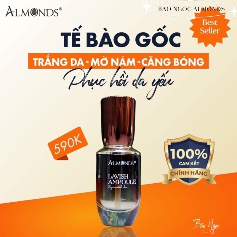 Tế  Bào Gốc Phục Hồi Da Almonds