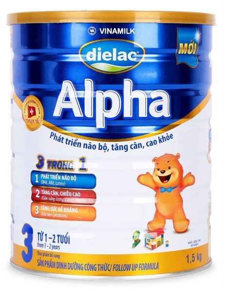 Sữa bột Dielac Alpha số 3 1500g - date mới