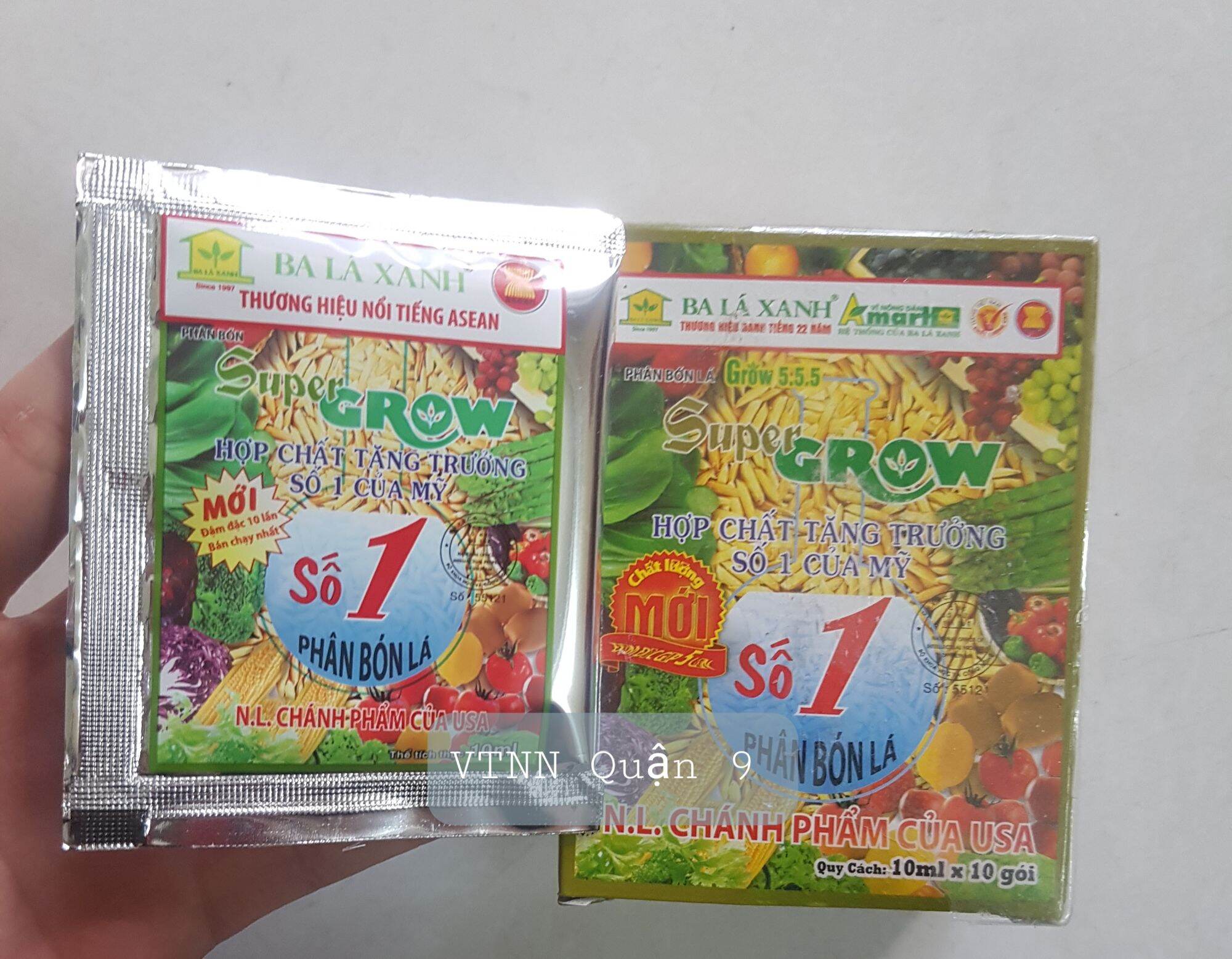 Phân bón tăng trưởng số 1 blx gói 10ml